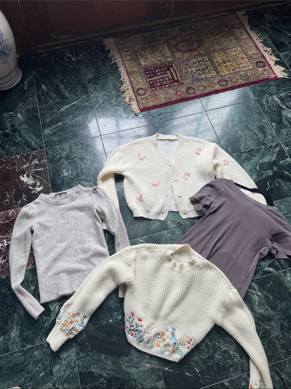 Lady’s day bundle three sweaters and a tee